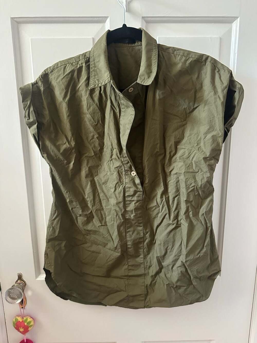 J. Crew Olive Green Cotton Tunic